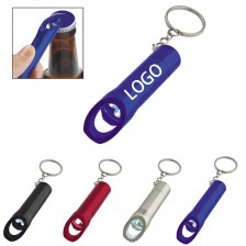 Aluminum 3 LED Flashlight With Bottle Opener Key Chain